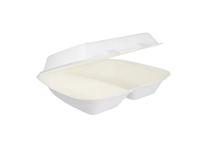 MENUBOX 2-VAKS SUIKERRIET RECHTHOEK 16,2×24,5×5/7CM500 STUKS