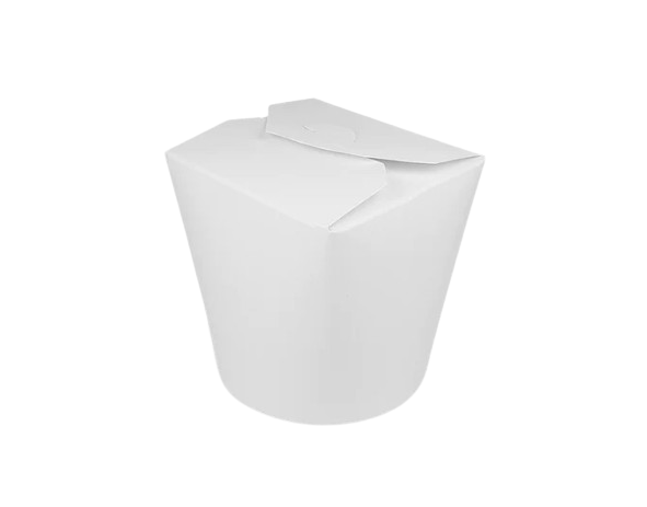 WOK TO GO CUP WIT 750 ML (26OZ)500 STUKS